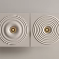 Modern gypsum lamp 3d model