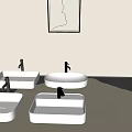 Wash basin wash basin counter basin 3d model