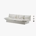 Modern Multi Person Sectional Sofa With Soft Cushions And Comfortable Design 3d model