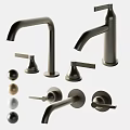 Agape modern faucet combination hardware faucet 3d model