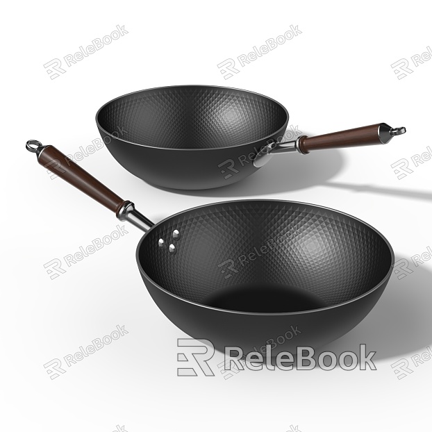 Iron Non-stick Pan model