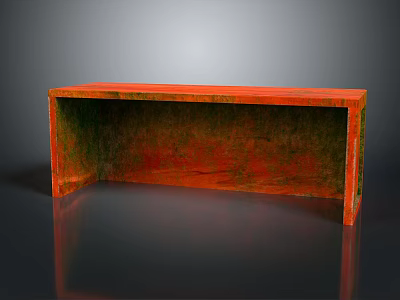 Kids Red Green Activity Table With Textured Surface For Play And Learning Time 3d model