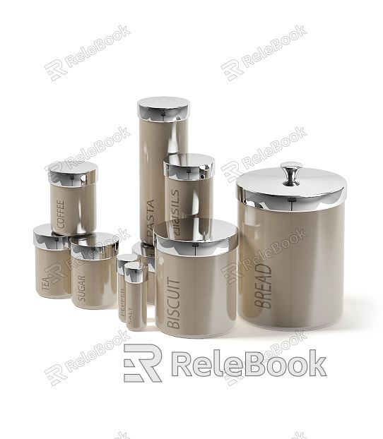 Modern Seasoning Bottle Seasoning Jar model