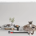 Nordic coffee table 3d model