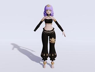 Characters 3d model