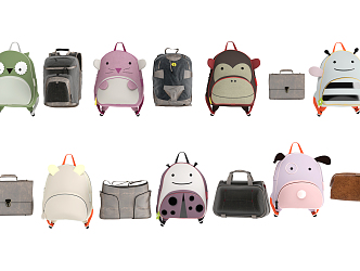 Modern Backpack 3d model