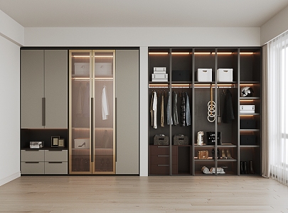 Glass wardrobe 3d model