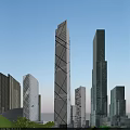 Aerial Planning of Modern City With River Bridges Skyscrapers Green Spaces and Roads