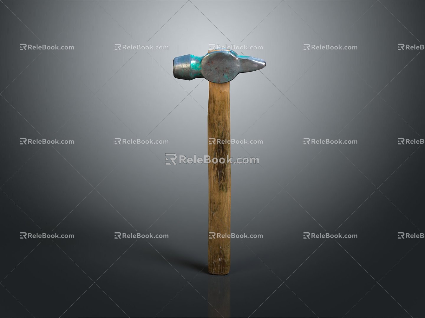 Hammer Warhammer Cartoon Hammer Magic Hammer Thor's Hammer Ancient Weapons Cold Weapons Medieval Items 3d model