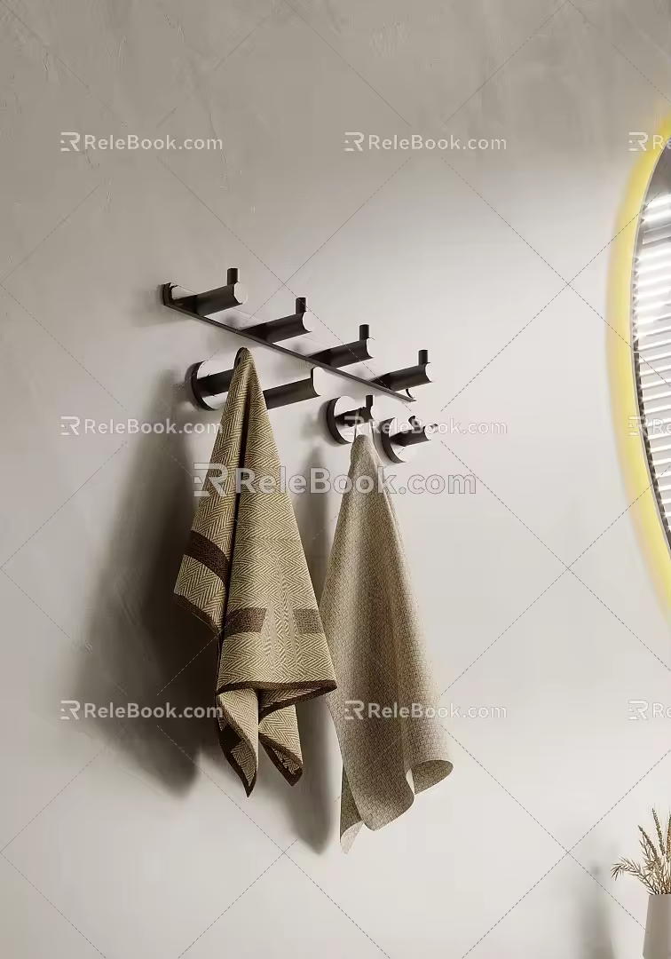 Towel Bar Towel Rack Towel Rack Towel Rack 3d model