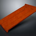 Orange Clay Architectural Long Strip Roof Tile With Grooved Surface Design