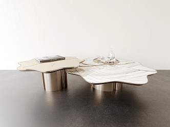 Coffee table coffee table combination 3d model