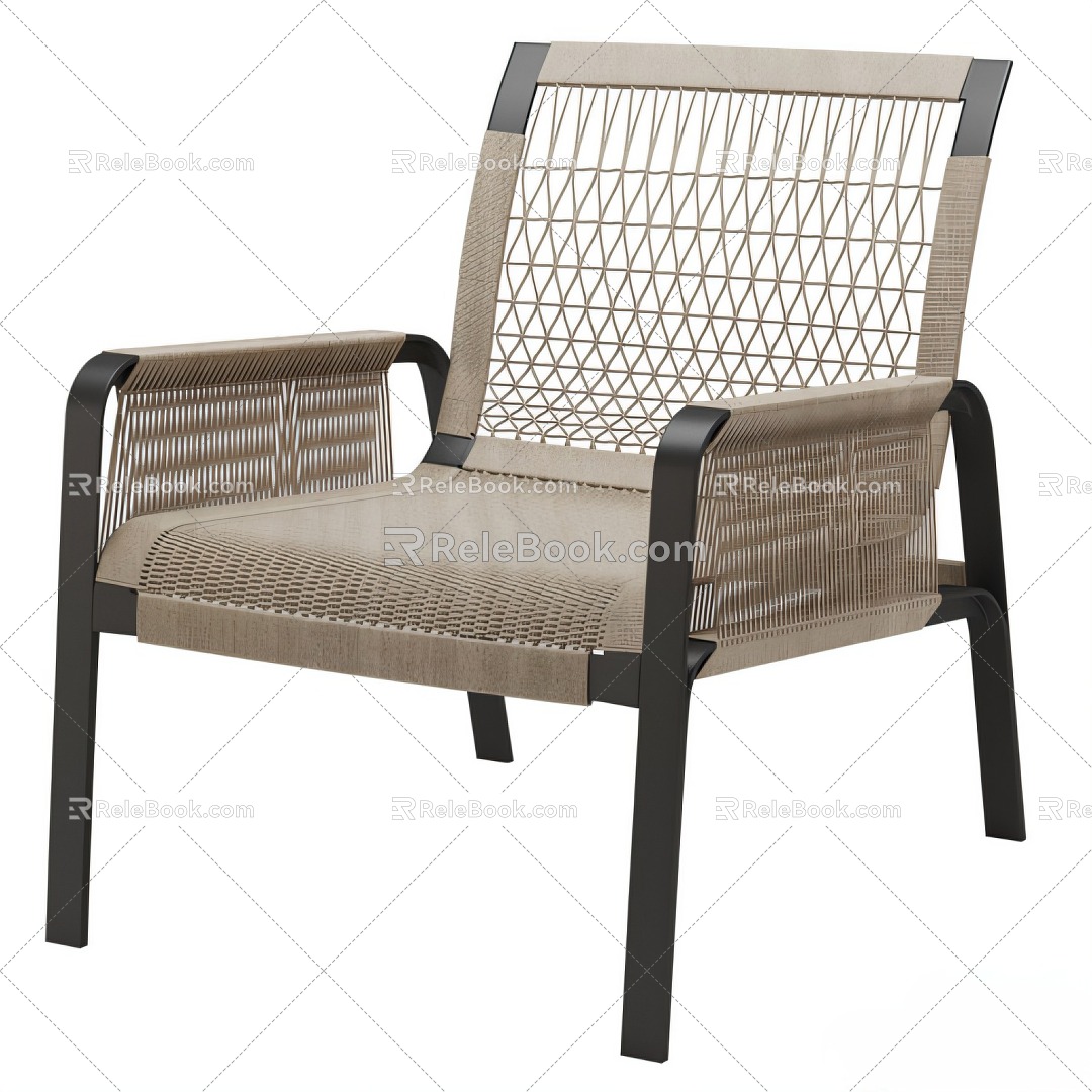 Nordic Rattan Chair model