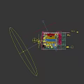 Cozy Double Bed With Gray Blue Pillows Striped Blanket Wooden Wall And Window View