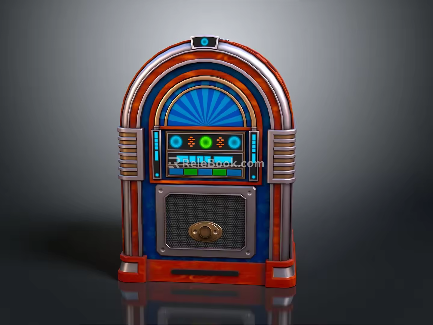 Coin Jukebox Coin-operated Jukebox Game Machine Large Game Machine Coin-operated Game Machine Arcade Machine 3d model