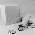 Cotton Scented Fragrance Products with Cylindrical Containers in Light Green Packaging Box
