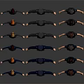3D Rendered Uniformed Characters In Formation With Diverse Poses And Roles