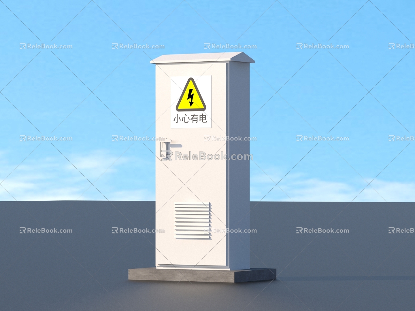 Distribution box Power generation box Power distribution room 3d model