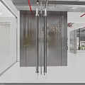 Modern Bright Public Office Area With Large Conference Table Ergonomic Chairs And Cozy Lounge Space