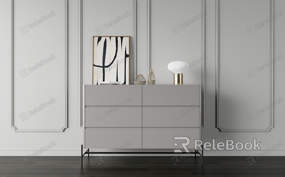 Modern Side Cabinet model