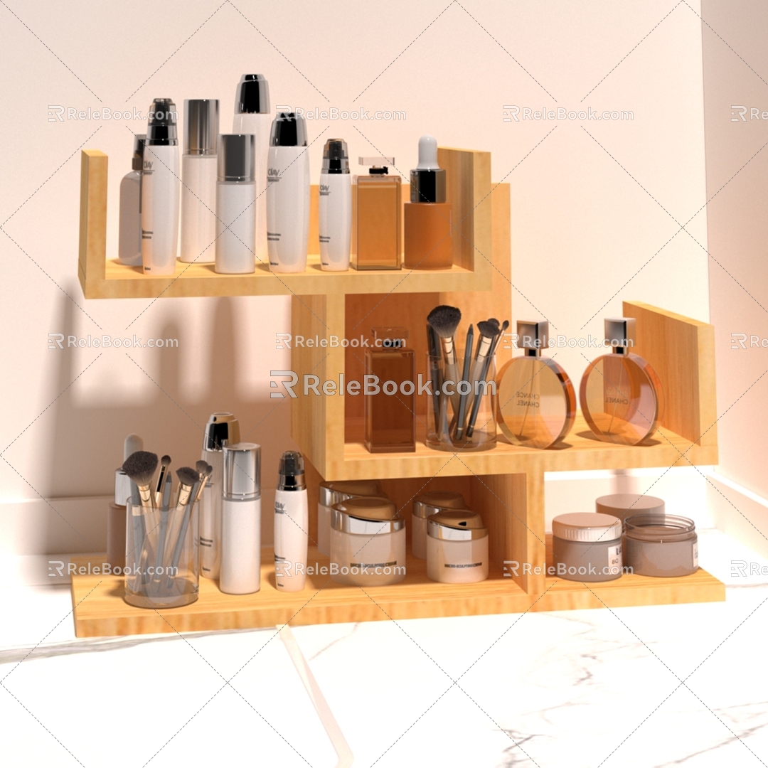 Cosmetic Storage Rack Desktop Multifunctional Storage Rack model