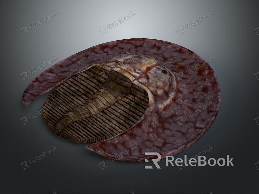 Trilobes, ancient creatures, ancient creatures, realistic model