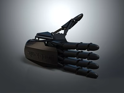 Intuitive Mechanical Arm Design Featuring Advanced Joints And Robotic Structure Details 3d model