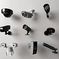 Various Projection Surveillance Cameras With Dome Bullet And Wall Mounted Designs