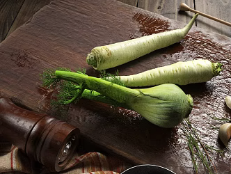 Modern radish 3d model