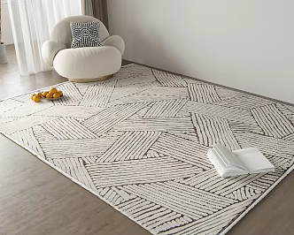 Quiet Square Carpet 3d model