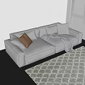 Modern DRIADE double sofa 3d model