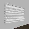 Various Decorative Coving Mouldings With Ornate Carved Patterns For Interior Design