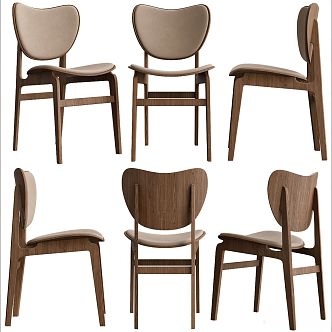 New Chinese style single chair 3d model