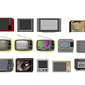 Vintage and Classic Televisions Collection Featuring Various Retro Styles and Designs