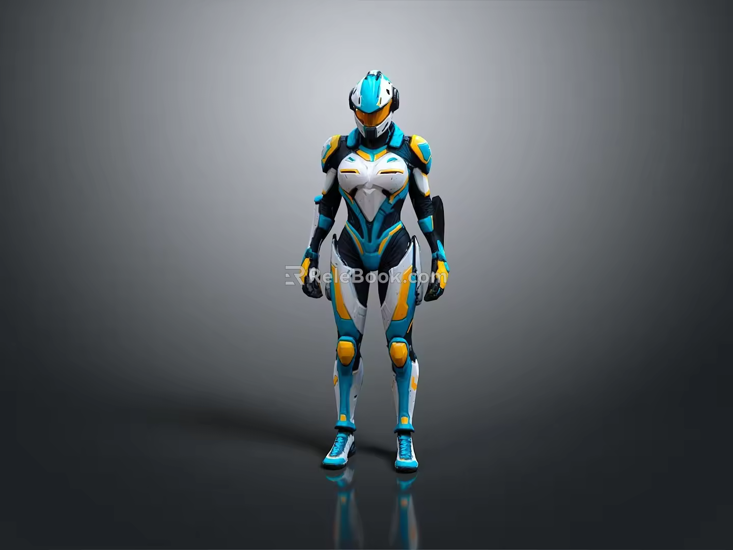 Robot Assistant Small Robot Butler Robot Butler Figure Game Figure 3d model