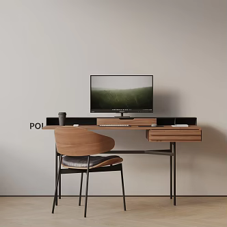 Modern Bookshelf 3d model