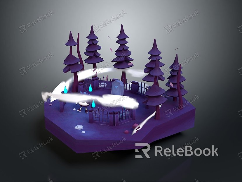 Game Environment Game Scene Fairy Tale Scene Fairy Tale Magic Scene Magic Item Fantasy Scene model