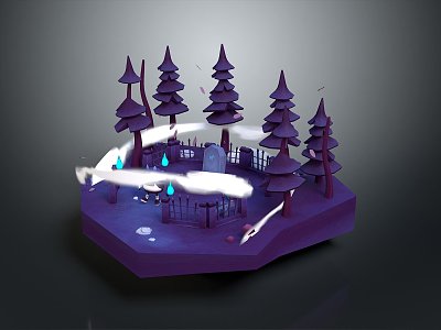 Game Environment Game Scene Fairy Tale Scene Fairy Tale Magic Scene Magic Item Fantasy Scene model