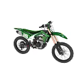 Green Off Road Dirt Bike Featuring Number 28 And Knobby Tires Design
