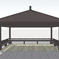 Modern Pavilion Leisure Pavilion 3d model