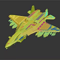 Modern fighter sci-fighter sci-fighter space fighter 3d model