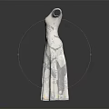 Elegant White Floral Printed Long Dress With Flowy Design And Classic Fit