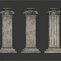 Columns Stone Columns Stone Columns Old Columns Roman Columns Roman Columns Classical Columns Greek Columns 3d model