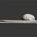 Homemade Fresh Dough and Rolled Out Crust on Floured Wooden Board