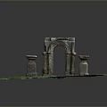 Columns Stone Columns Stone Columns Old Columns Roman Columns Roman Columns Classical Columns Greek Columns 3d model