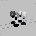 Modern Table Lamps With Various Shapes Glass And Metal Bases Gold Black Silver