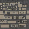 European Component Element 3d model
