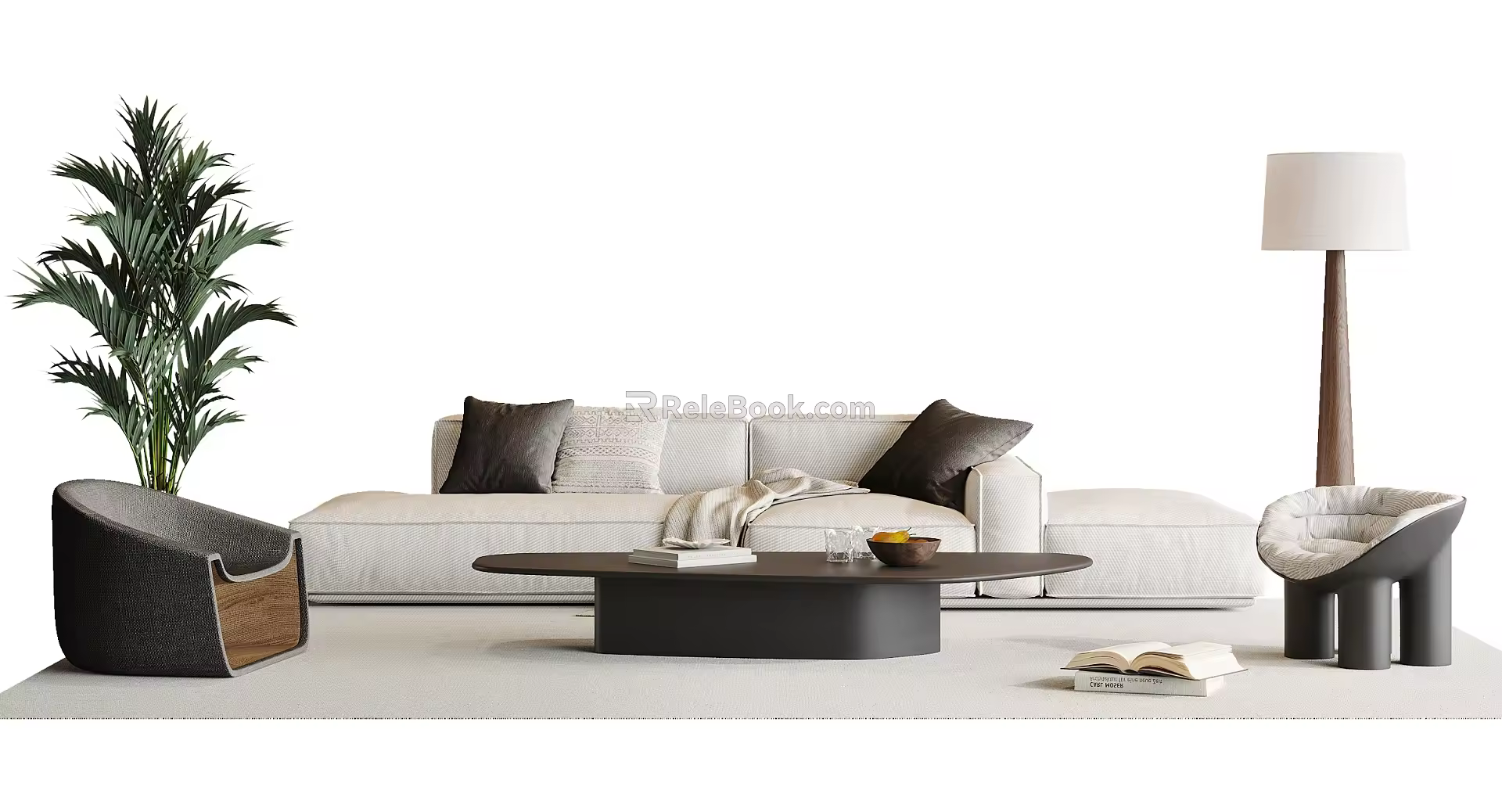 Modern Sofa Coffee Table Combination Sofa Coffee Table 3d model