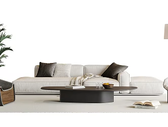 Modern Sofa Coffee Table Combination Sofa Coffee Table 3d model