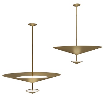 Narciso umbrella chandelier 18w 3d model